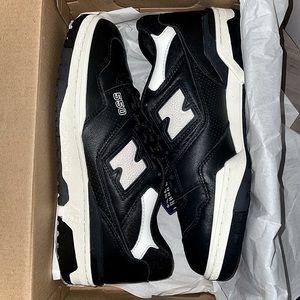 Mens New balance 550 black/sea salt orthodite foam insoles US size 10